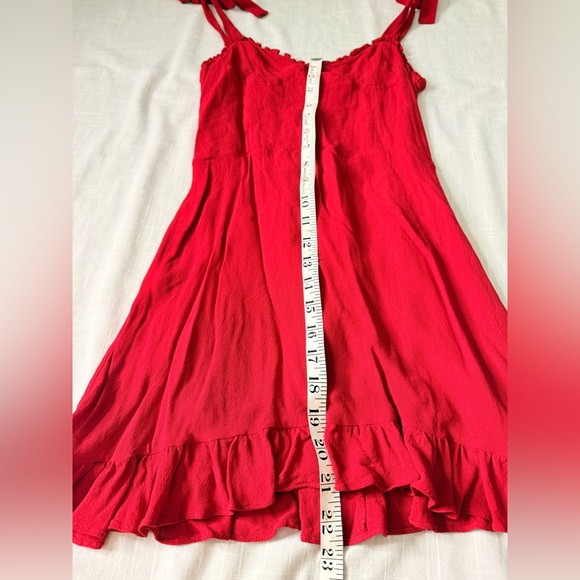 Reformation Christine Dress in Lipstick Red size6 - Picture 8 of 12